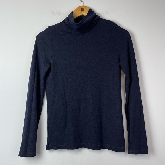 Madewell Women’s Night sparkle Turtle Neck Long Sleeve Top size M - Picture 2 of 9